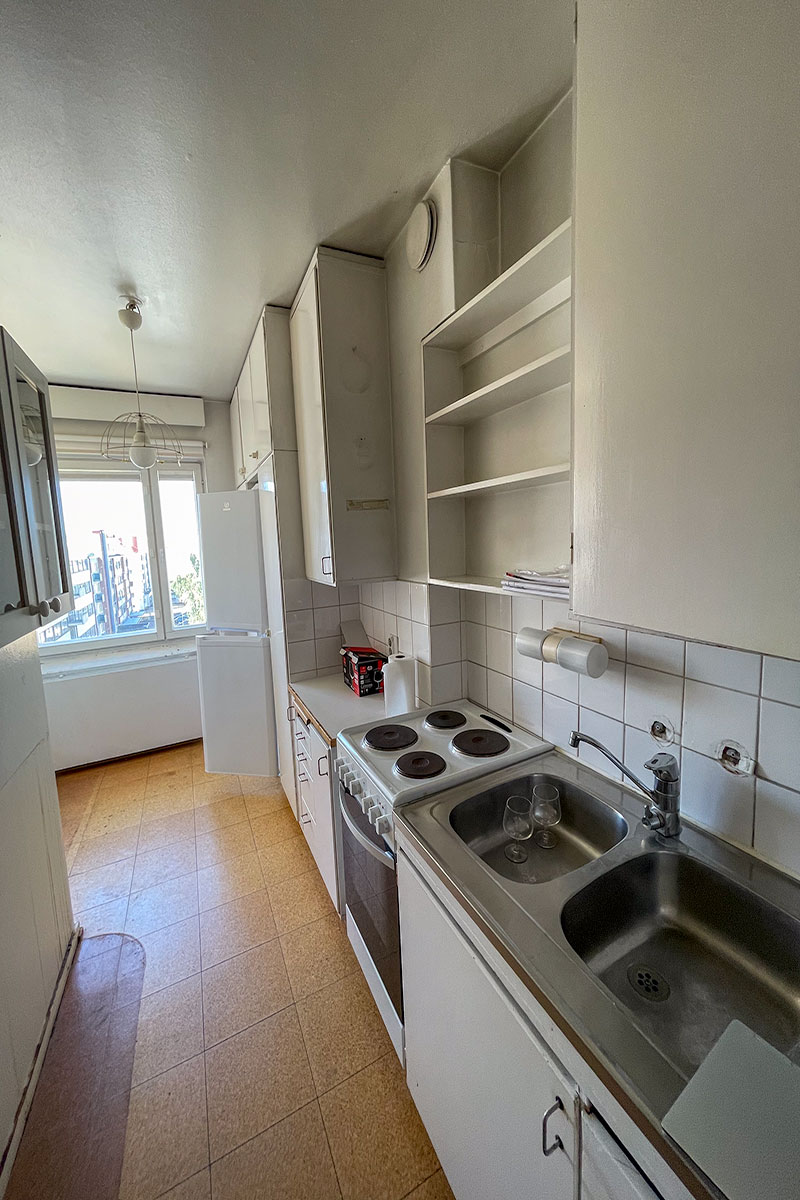 Keittiö kaipasi päivitystä sekä käytettävyyden että ilmeen puolesta.