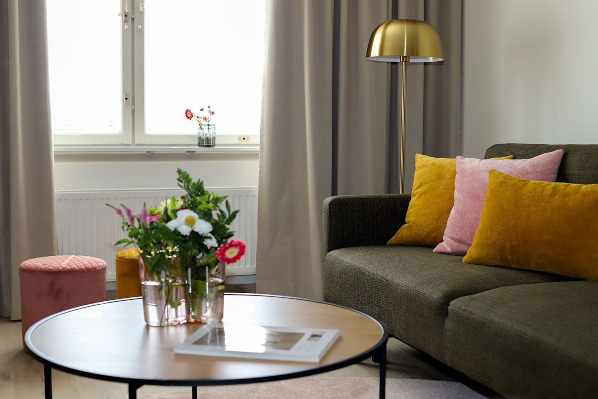 Myös lyhytaikaisessa vuokrauksessa pienet yksityiskohdat tekevät vaikutuksen.